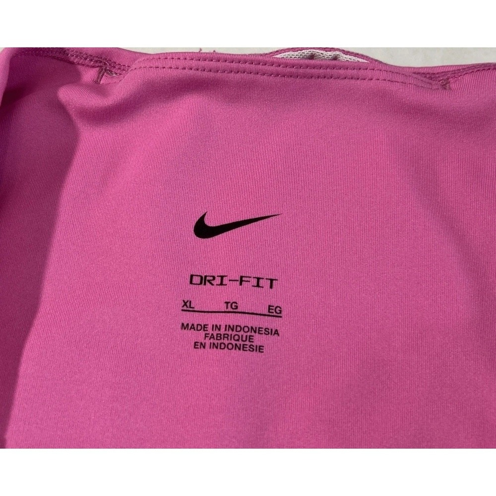 Nike Women's ONE 7'' High-Rise Gym/Yoga/Biker Shorts Size XL Pink DV9022-675 EC - Picture 5 of 8